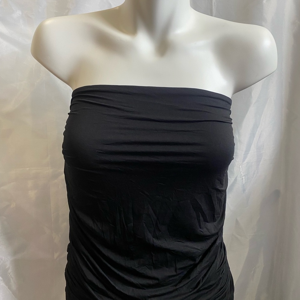 “HYZ” Black Strapless Women's Tank Top Size - Large
